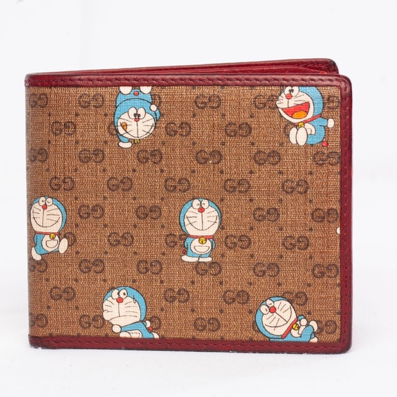 Gucci Bags Authentic Gucci X Doraemon Gg Supreme Canvas Bifold